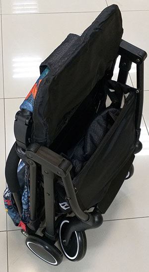 коляска baby care daily в сложенном виде (чемоданчик)