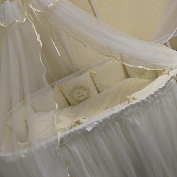 юбка (подзор) на кроватку для новорожденного