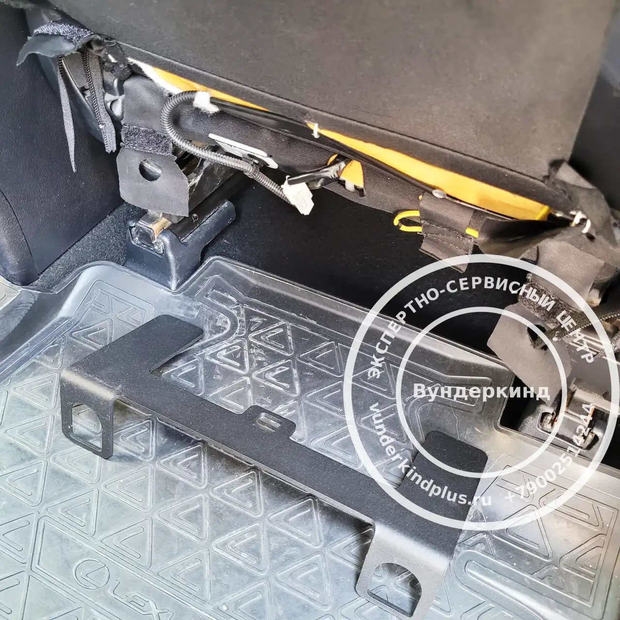 кронштейн isofix (установка планки-адаптера изофикс в авто)