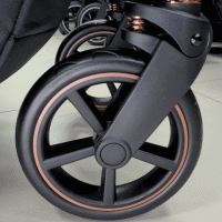 амортизация в прогулочной коляске (передние колеса)