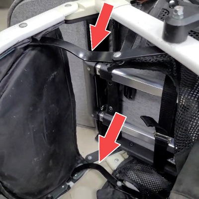 погнутые поперечины рамы babalo