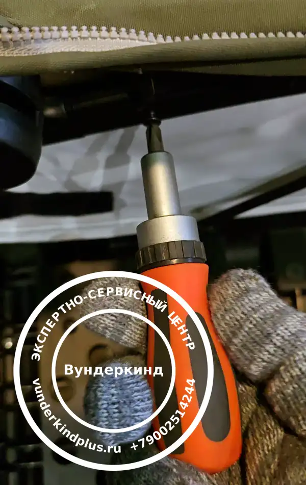 демонтаж поломанных суставов люльки