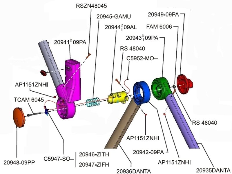 Схема ремонта механизма складывания jane muum (datasheet)