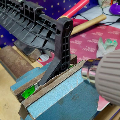 прогрев и выправление пластика