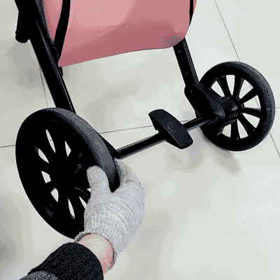 проверка люфтов колес коляски Anex