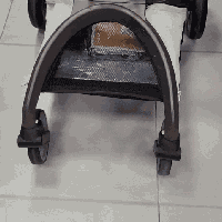 Stroller wheels wobbling before repair