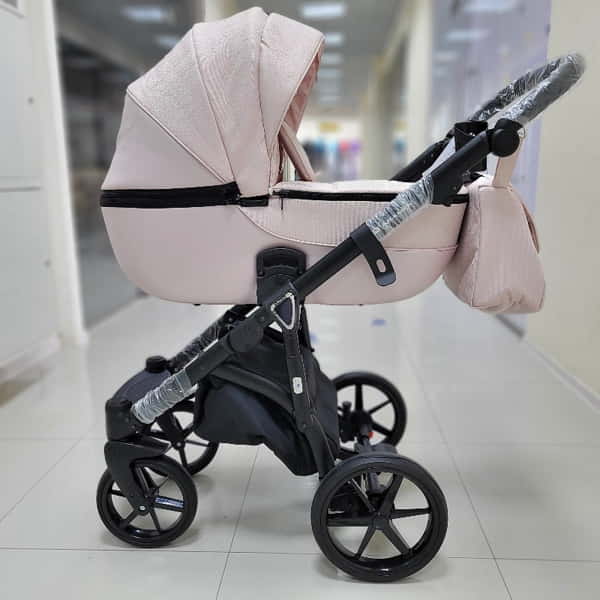 коляска для новорожденных Адамекс Матео розовая