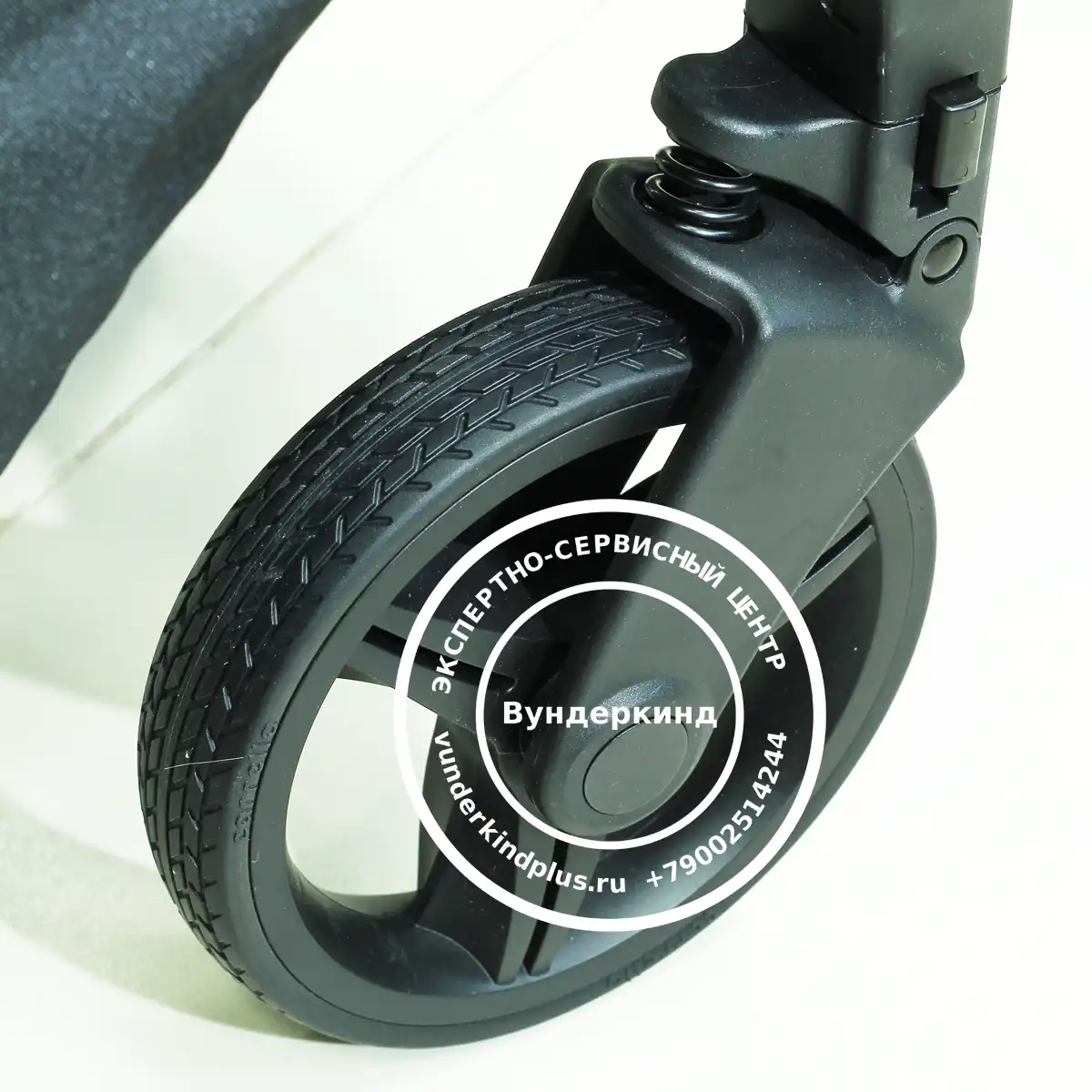 амортизация в коляске carrello bravo pu (передний амортизатор) + протектор колеса