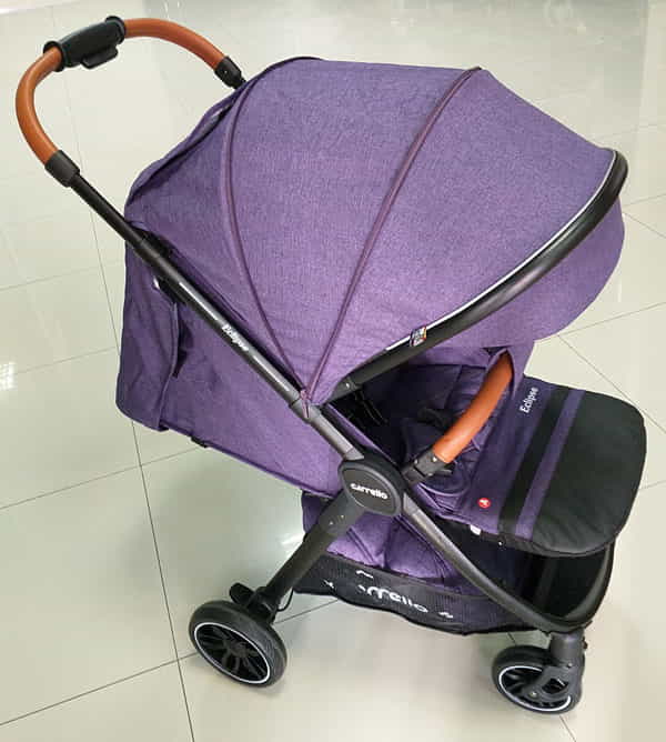 коляска-чемодан carrello eclipse фиолетовая
